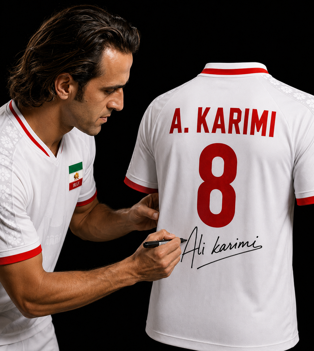 Ali Karimi Limited Edition Signed Jersey